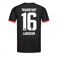 Koszulka piłkarska Eintracht Frankfurt Hugo Larsson #16 Strój wyjazdowy 2024-25 tanio Krótki Rękaw